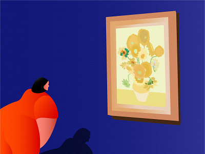 Van Gogh Museum / Sunflowers illustration museum sunflowers van gogh vincent