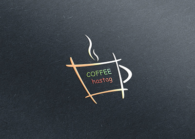 Coffee LOGO branding flat illustration vector