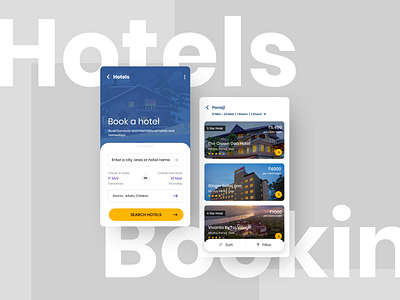 Hotel Booking IOS App design dribbble hotel booking illustration ios app design logo mobile typography ui uiux vector