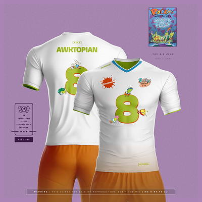 Unfavored 365 advertising animated apparel brand branding design illustration jersey jersey mockup jerseydesign marketing merchandise mrbighead nickelodeon rockosmodernlife template typography