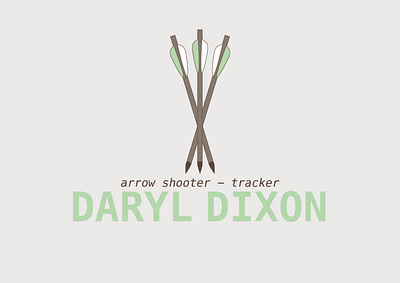 Daryl Dixon art branding daryldixon design icon illustration illustrator logo minimal netflix thewalkingdead