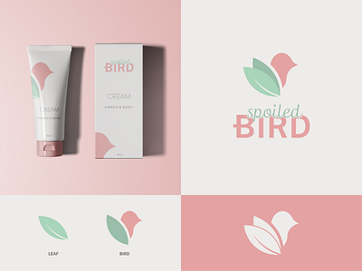 Spoiled bird visual identity & stationery bird birds brand branding branding and identity branding design cosmetics design handmade icon illustration leaf logo natual nature premium presentation stationary tree typography