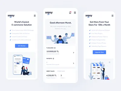 Sopsy Overview - Mobile app app design design ecommerce mobile app online shopping responsive ui ui design ux ux design