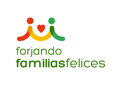 Forjando Familias felices familias family happy logo logo design