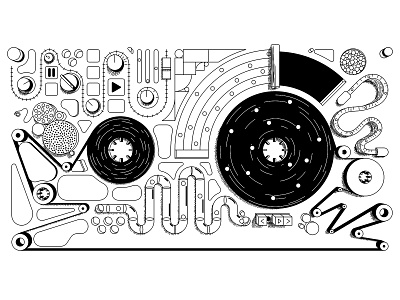 casette animation illustration sketch