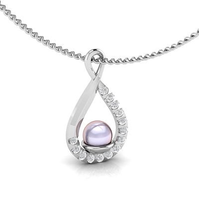 Self-Crossed Pearl Pendant 3D Model jewel jewelery jewellery jewelry jewelry design jewelry designer jewels matrix rhino3d rhinoceros