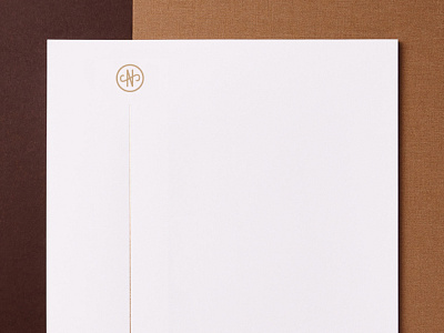Needle & Stitch. Atelier. brand branding business cards identity letterhead logo logotype luxury minimal minimalism