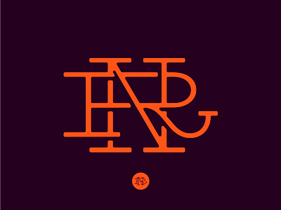 NR Monogram logo brand identity branding logo logotype monogram type typography