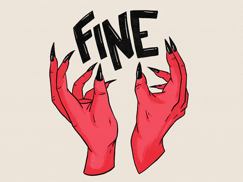 Fine animation design fine gif handlettering hands illustration ipadpro lettering procreate type typography