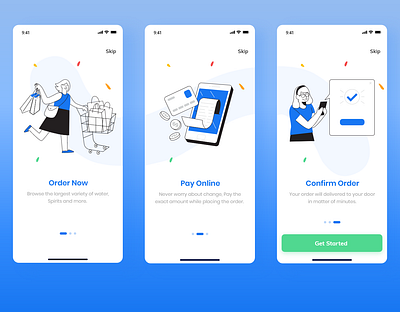 eCommerce app walk-through ecommerce ecommerce app illustraion mobile app mobile app design mobile design mobile ui shopping app ui design uiux walkthrough