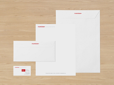 Fujihokah brand design branding business card design envelope design graphic design letterhead design logo design stationery design