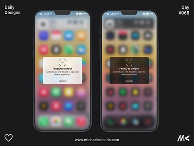 Daily Designs in Quarantine #068 apple apple watch faceid ios ios 14 ios 14 concept ios 15 iphone iphone 12 iphone 13 redesign secure security touchid wwdc