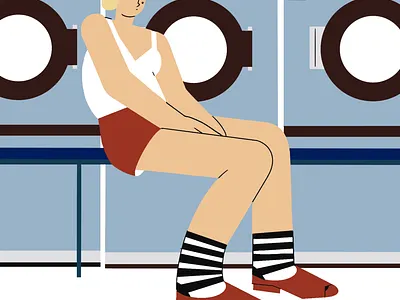 Laundry illustration