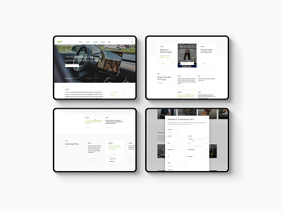 VAT – Case study clean homepage landing minimal simple ui web webdesign website