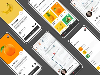 Grocery shopping App app ui grocery ui shopping ui ui