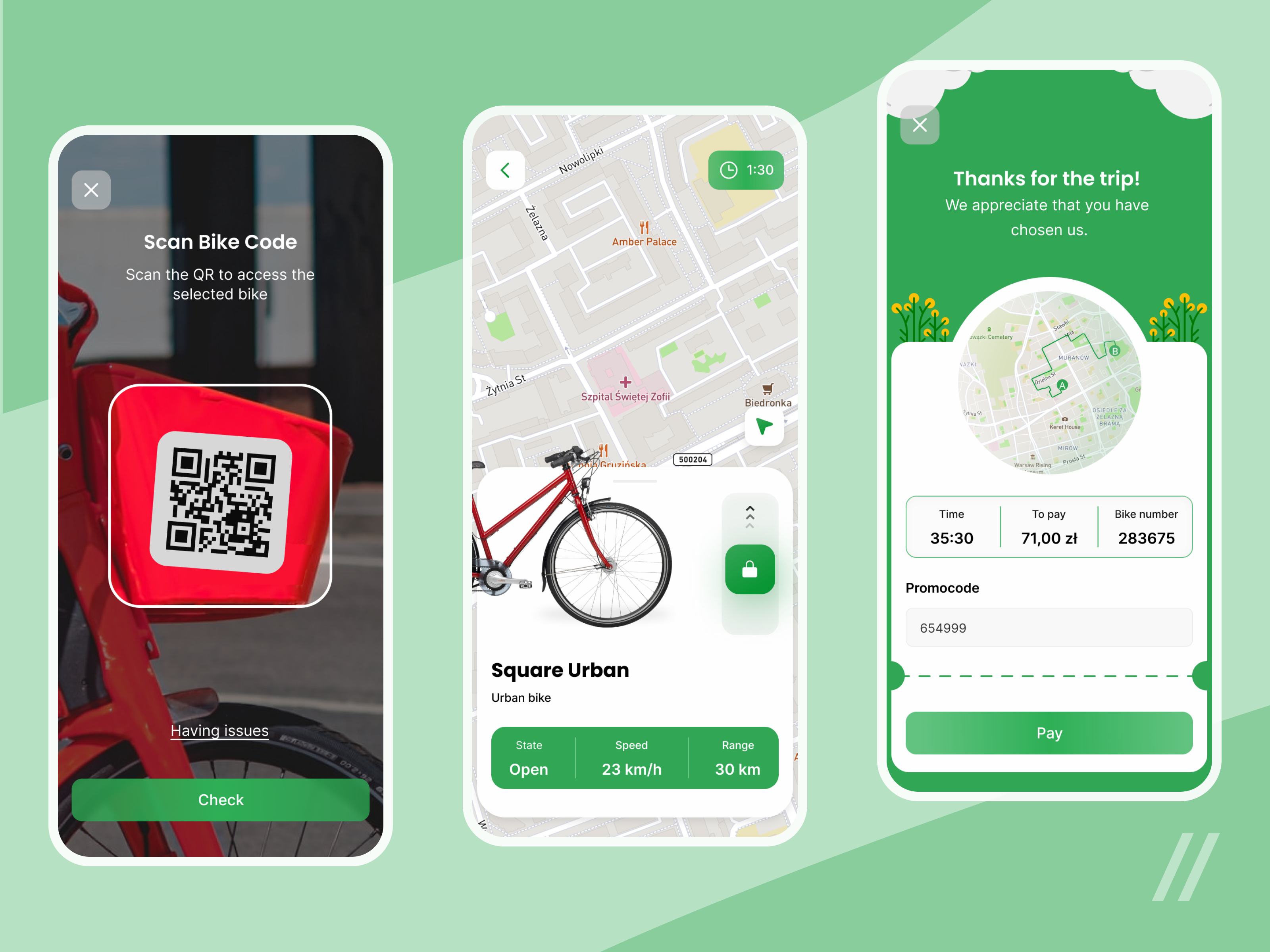 Bike Rent App by Purrweb Agency for Purrweb UI/UX Agency on Dribbble
