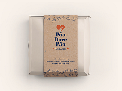 Pão Doce Pão – Brand Design bakery behance blue brand branddesign branding bread cupcake design flowers graphicdesign heart layout logo love marketing orange typogaphy