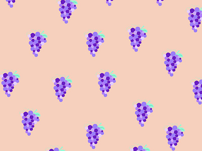 Grape Cutie Pattern artwork children book illustration design fine art illustration pattern stationery design vector