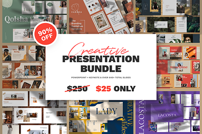 Creative Presentation Bundle bundle bundle powerpoint bundle presentation creative bundle free bundle free powerpoint template powerpoint template