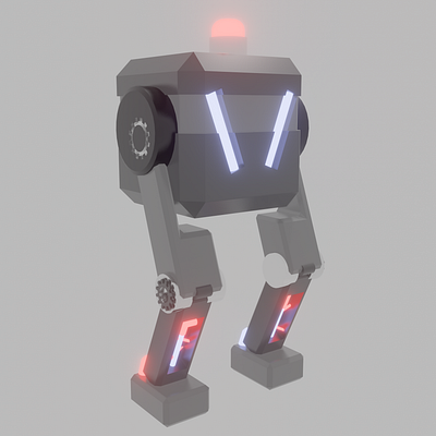 Hard Surface Robot 3d b3d blender blender3dart design hardsurface