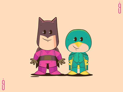 Keluang Man art design flat illustration illustrator malaysia minimal superhero vector