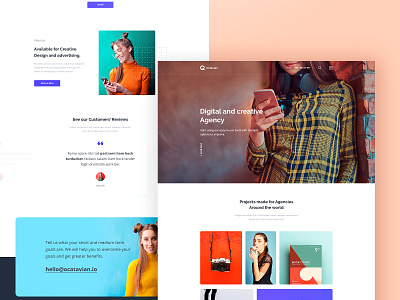 Home for Basic Portfolio agency desig freelance homepage landing page portfolio site design web design website