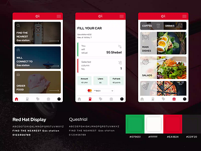 Gas Station App Motion gas station gasoline mobile app mobile app design mobile design mobile ui