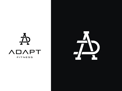 AD Monogram - Sports & Fitness Brand brand identity branding conceptual fitness fitness app flat icon letter a lettermark lettermarkexploration logo logo designer logomark logosai minimal monogram sportswear symbol ui vector