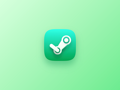 Steam—macOS Icon Pack 3d app branding download icon icons logo mac macos pack steam ui