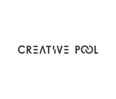 Creative Pool branding design logo logotype product design typography vector