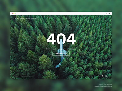 DailyUI_#008 - 404 Page 404 404 page adobe xd adobexd dailyui error error 404 minimal minimalistic ui design ux design web design web page webdesign website