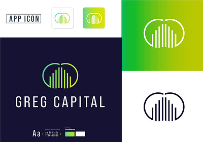 GREG Capital Logo Design agency brand company design idendity logo logo deisgn logo design minimal vector