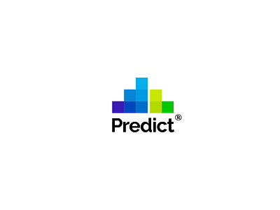 Predict - management tool blue celan green management management tool prediction square