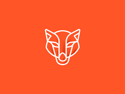 Fox animal brand branding design elegant fox geometry illustration line linear logo logodesign logotype mark minimalism minimalistic modern sign vector wild