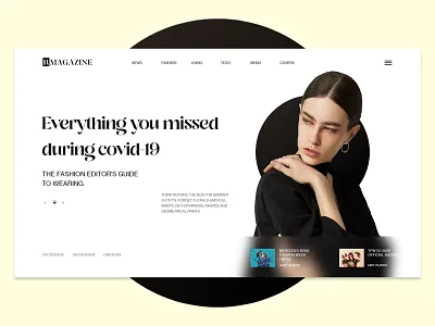 Rmagazine black blackandwhite covid 19 covid19 dailyui dribbble fashion georgia magazine minimal pandemia pandemic revss tbilisi ui uidesign uiux ux web white