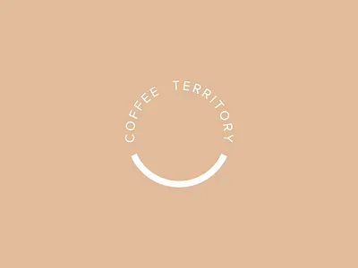 Coffee Territory/ Concept brand branding business circle coffee coffee shop coffeeshop design face friendly identity kind logo logotype place sign smile smiley face territory vector