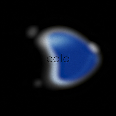 Cold abstract cold color emotion fluid gradient loop sensation