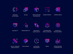 Simeon Cloud Icons by Anthony Gribben on Dribbble