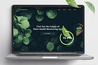 Plant Health App app branding design flat illustration landing page laptop mobile mobile app design mobile design ui user flow ux vector wireframes