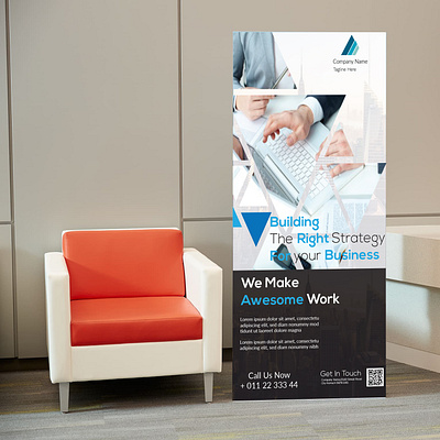 Corporate Roll up Banner banner banner ad banner ads banner design banner mock up banner small banners branding branding design design poster design print ad rollup banner