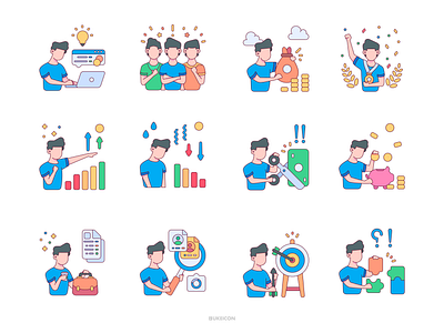 Business and finance iconset - Buha Collection best design best icon besticon besticons bukeicon character guideicon icon icon app iconfinder iconography icons icons pack iconset iconsets illustration imambuke indonesia infographic ui