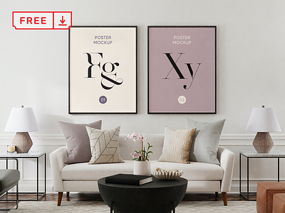 House Decoration Posters Mockup poster