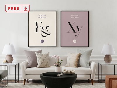 House Decoration Posters Mockup poster