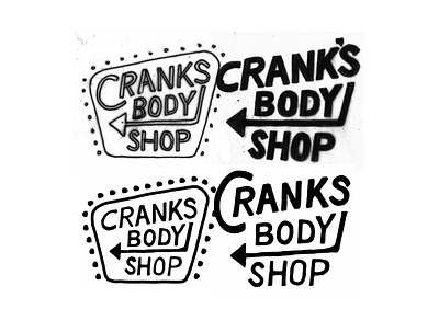 Body Shop Concept Artwork branding illustration lettering line art logo type typography