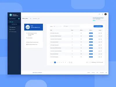 CRM System board board design company board company profile crm crm software crm system cryptocurrency design job board ui