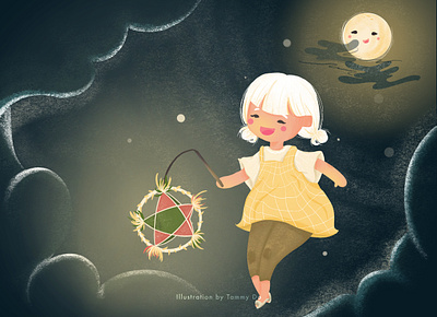 Mid Autumn Lantern Festival fairytales illustration illustration art illustrators kidsillustration lantern midautumn