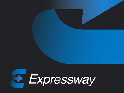 Extra Version for Expressway arrow e logo mark symbol