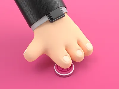 Agent dribbble 3d 3d art agent arms cinema4d dribbble illustration