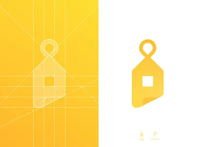 P Label - Logo Design 36 days of type brand brand identity branding clever design for sale unused buy grid layout identity identity designer label lettermark logo logo design logomark logotype designer negative space p letter smart mark typography