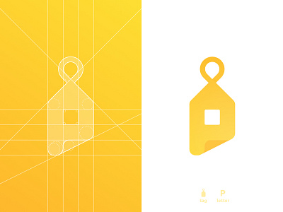 P Label - Logo Design 36 days of type brand brand identity branding clever design for sale unused buy grid layout identity identity designer label lettermark logo logo design logomark logotype designer negative space p letter smart mark typography